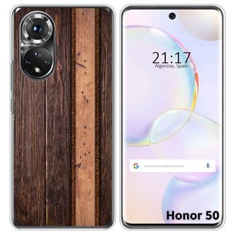 Capa Tumundosmartphone Silicone para Huawei Nova 9 / Honor 50 5G Design Madeira 05 Desenhos - 1