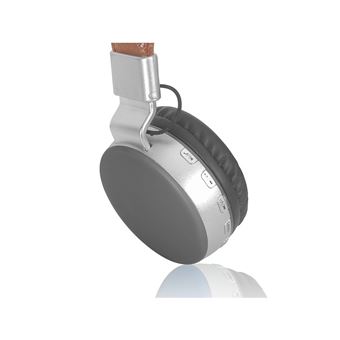 Fones de Ouvido IE Sem Fio com Rádio e Sd Cinzento