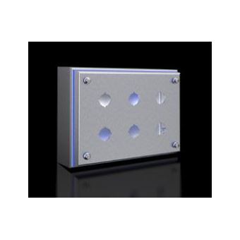 Placa de Parede e Cobertura de Interruptor Rittal HD 1686.600 | Metálico - 1