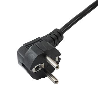 Cabo de Energia Akyga Power Cord AK-NB-01A for notebooks IEC C5 250V/50Hz 1,5m | Preto - 1