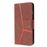 Capa PU splicing marrom para Apple iPhone 8 Plus/7 Plus_2