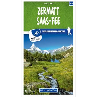 Zermatt Saas-Fee 1:40 000 - 1