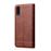 Capa PU cavalo louco auto-absorvido vintage café para Samsung Galaxy A50_2