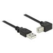 Cabo USB DeLOCK 1.5m, USB 2.0-A / USB 2.0-B 1.5m USB A USB B Preto