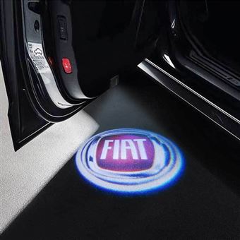 Projector LED Wireless de Logótipo de Marca Automóvel | Pack 2 - Fiat - 1