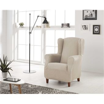 Capa Poltrona Biextensível ESTORALIS BERTA | Protetor de Poltrona | 1 Lugar | 70 x 110 cm | Marfim - 1