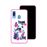 Capa Hapdey para Samsung Galaxy A40 2019 Design Floral Thank You For The Love em Silicone Flexível e TPU Cor-de-Rosa_2