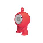 Coluna Impermeável Wireless Conceptronic Cspkbtwphfr - Bluetooth 3.0 - 3W - Bateria 400Mah - Ranura Microsd - Rojo