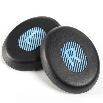 Almofadas de Substituição HSMY para Auscultadores Bose QC3 OE1 ON-EAR - Preto e Azul - 1