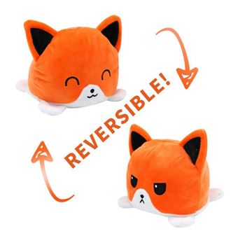 Peluche HSMY Cão Reversível | 15 cm - Laranja - 1