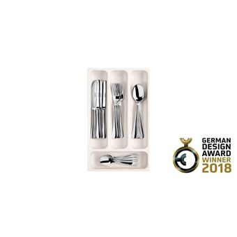 Tabuleiro para Talheres Tescoma FlexiSPACE | 370x222 mm - Creme - 1