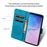 Capa PU Magunivers Caleidoscópio com Suporte e Cordão Azul para Samsung Galaxy S10_3