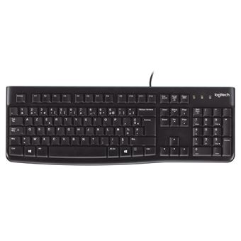 Teclado com Fios Logitech K120 | Idioma: Holandês | Preto - 1