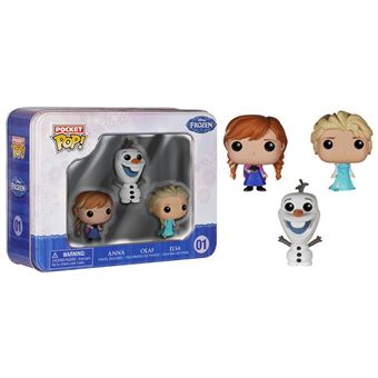 Figuras de coleção FUNKO Elsa, Anna & Olaf - 1