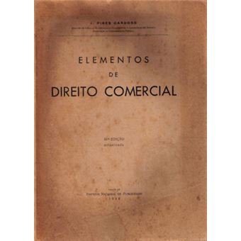 Elementos de direito comercial. [10.ª edição] - 1