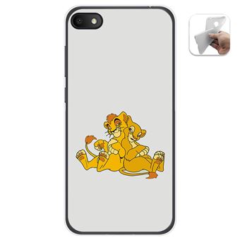 Capa Tumundosmartphone de Gel TPU para Alcatel 1V 2019 design Lions desenhos - 1
