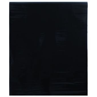 Película para janela estática vidaXL | 60x2000cm | PVC | Preto fosco - 1