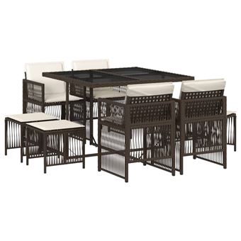 Conjunto de Mobiliário de Exterior VidaXL 3210957 - 1