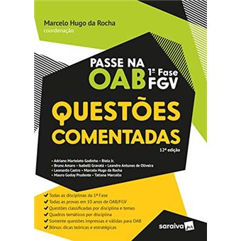 Passe Na Oab 1A Fase Da Fgv - Questões Comentadas - 12A Edição 2021 - 1