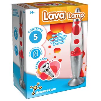 Candeeiro de Lava Vermelho Science4You - 1