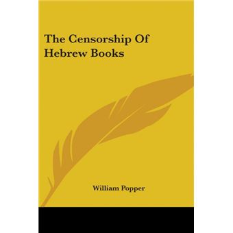 The Censorship Of Hebrew Books - 1
