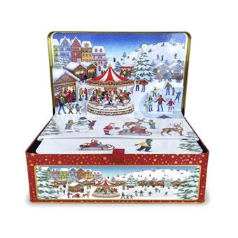 Lata 3D Pop-Up Xmas Market Silver Crane 002.425-SBX - 1