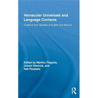 Vernacular Universals and Language Contacts - Hardback - 2009 - 1