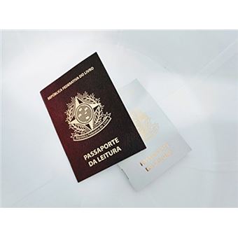 Pé da Letra Passaporte da Leitura Adulto, Preto - 1