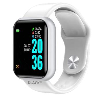 Smartwatch Desporto Klack® LKLACKL8 - Branco - 1