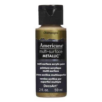 Tinta Americana Multi-Surface Metallic | Champanhe Da554-30 | 59Ml - 1