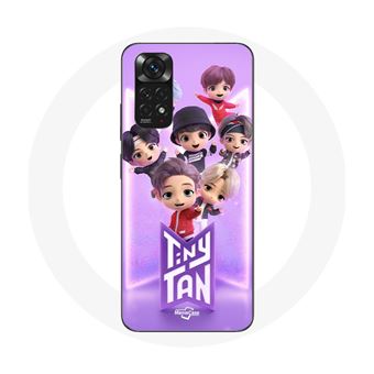 Capa Maniacase para Xiaomiredmi Note 11 4G Bts Tinytan Animação Anexar Rm Jin Suga J-Hope Jimin Jungkook Ev - 1