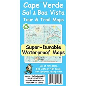 Cape Verde Sal And Boa Vista Tour And Trail Maps - 1