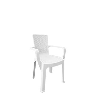 Cadeira 3G Resins PORTO | branco | Pack 72 unidades - 1