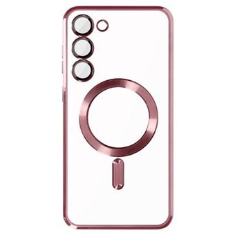 Capa MagSafe Nanlin para Samsung Galaxy S23 | Proteção Câmara | Transparente / Rosa - 1