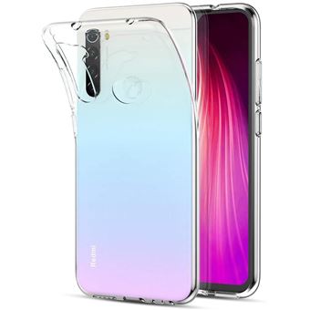 Capa em Silicone Anti-Choque Yiou para Xiaomi Redmi Note 8 - Transparente - 1