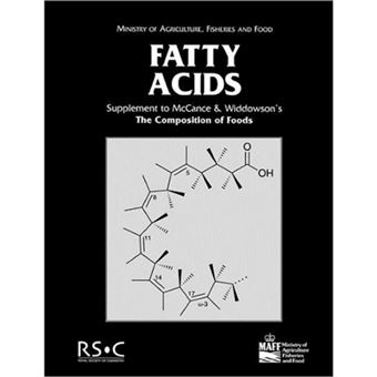 Fatty Acids - Supplement to the Composition of Foods - Paperback - 1995 - 1
