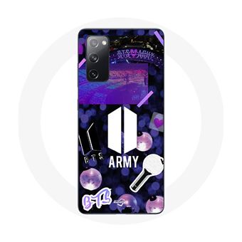 Capa Maniacase para Samsung Galaxy S20 Fe Bangtan Sonyeondan Bts Logotipo Army Bomb Lightstick - 1