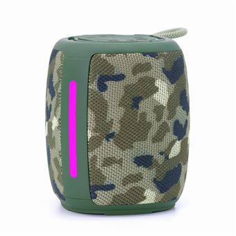 Coluna Portátil Gembird SPK-BT-LED-03-CM | Camuflagem - 1