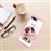 Capa Hapdey para iPhone 7 Plus - 8 Plus Design Pug Adorável com Laço Hello em Silicone Flexível e TPU Cor-de-Rosa_1