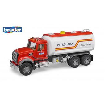 Tanque de Transporte de Combustível de Brincar Bruder Mack Granite