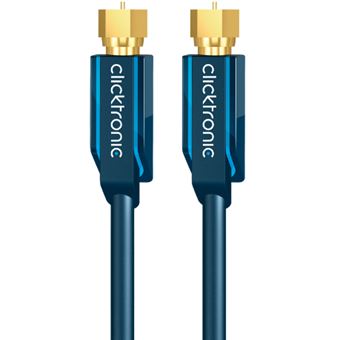 Cabo Coaxial ClickTronic 15m SAT Antenna Cable | Azul - 1