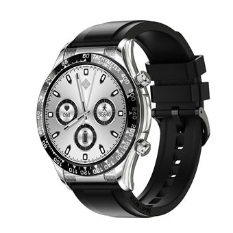 Smartwatch DAM E18 Pro com Monitor de Pressão Arterial e O2 | 15 Modos Desportivos |  NFC - Prata - 1