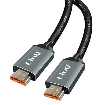 Cabo LinQ HD-8K15 HDMI 2.1 8K 120Hz Ultra HD com Comprimento Ethernet | 1.5 m - Preto - 1