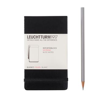 Caderno e Bloco de Notas Leuchtturm Notepad Pocket | Preto - 1