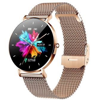 Smartwatch Desportivo SZSMART T8 | Bluetooth | Carregamento Magnético | Registo de Saúde para Android e IOS | Ouro - 1