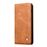 Capa PU cavalo louco auto-absorvido vintage marrom para Samsung Galaxy A50_1