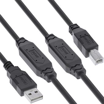 Cabo Usb InLine 34513A | Preto - 1