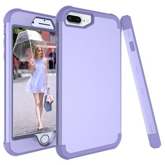 Capa TPU híbrido roxa para Apple iPhone 8 Plus/7 Plus/6s Plus/6 Plus