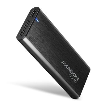 Compartimento Ssd Axagon EEM2-SBC externes Gehäuse für M.2 SSDs USB-C 3.2 Gen 2 - schwarz | Preto - 1