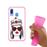 Capa Hapdey para Samsung Galaxy A40 2019 Design Rainha de Copas em Silicone Flexível e TPU Cor-de-Rosa_3
